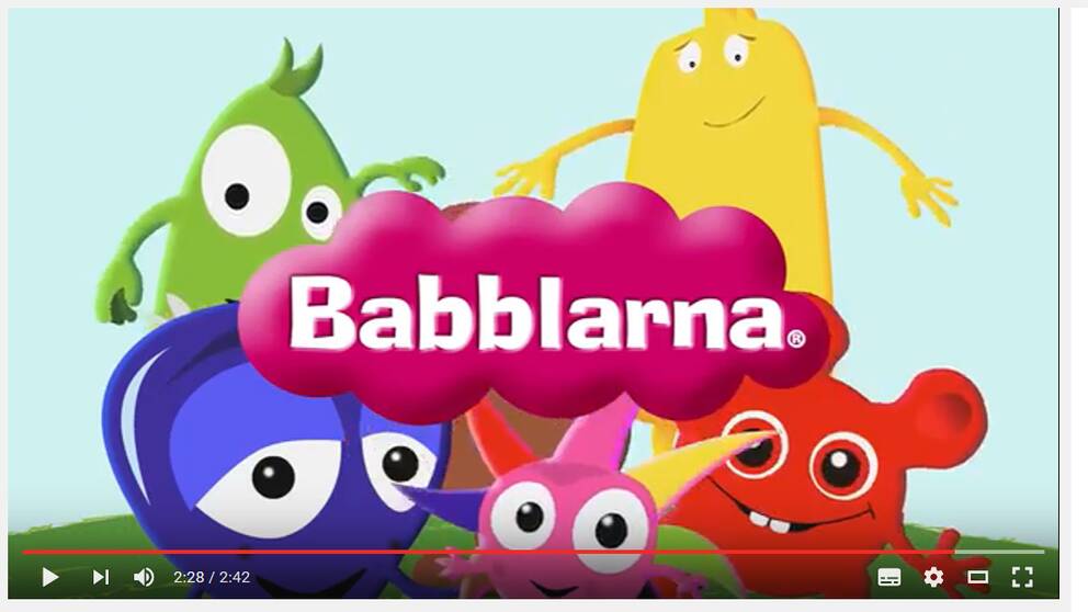 Babblarna är stora i åldern 0-3 år.
