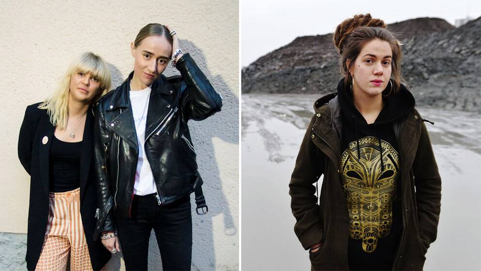 Lisen Andrásson Florman, Silvana Imam och Ida Östensson.