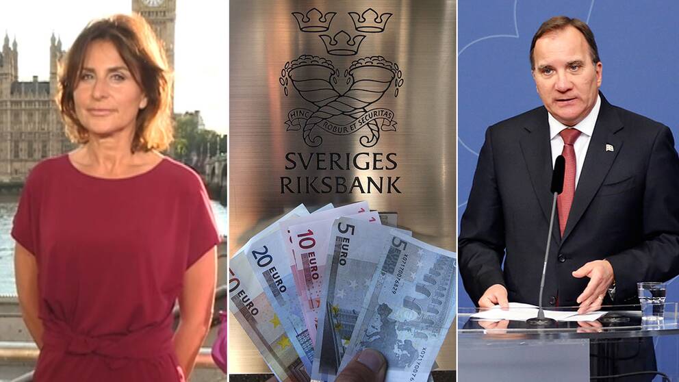 Maria Borelius, kolumnist och företagare, varnar för att brexit kan leda till att Sverige tvingas in i euron.