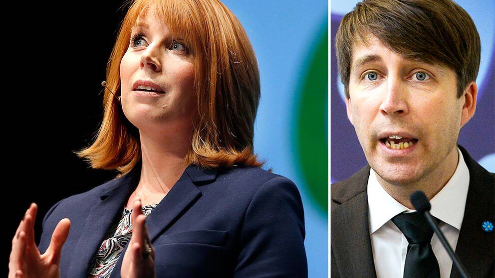 Annie Lööf och Richard Jomshof