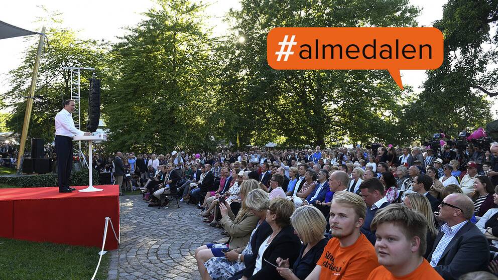 Statsminister Stefan Löfven (S), Almedalen 5 juli 2016.