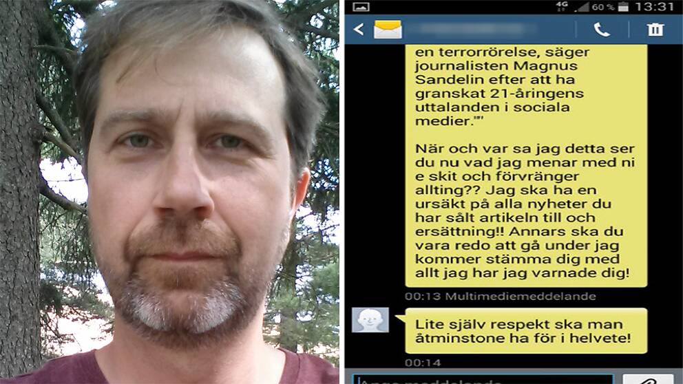 Magnus Sandelin, journalist, hot