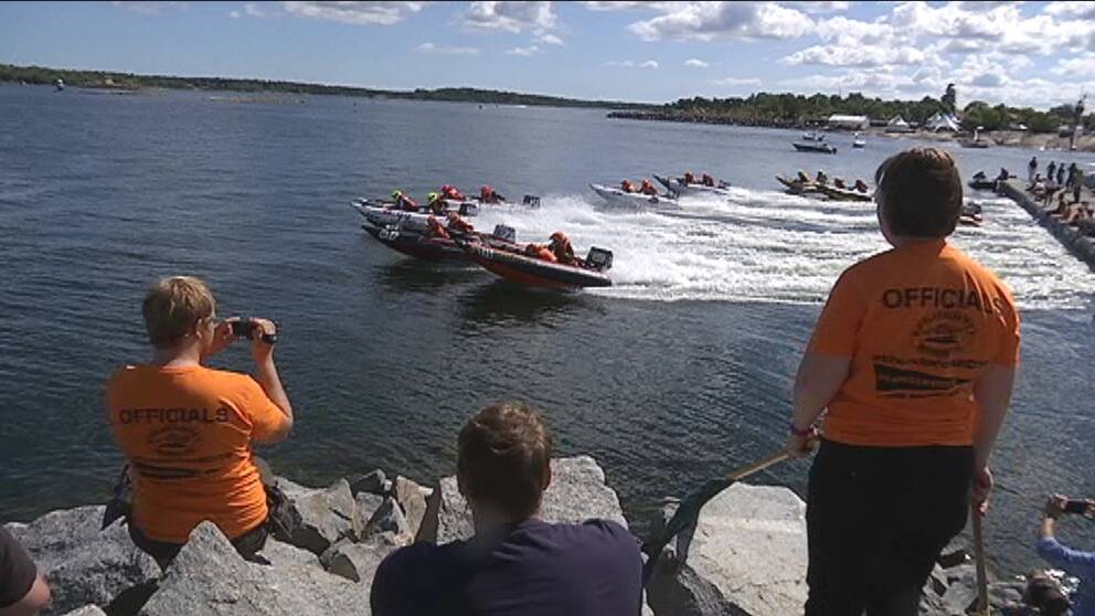 Båtveckan rivstartar i Öregrund SVT var på plats SVT Nyheter