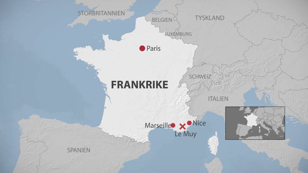 Karta över Södra Frankrike | Karta