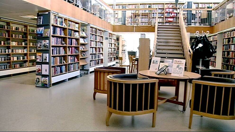 Få lån på biblioteken i Blekinge.