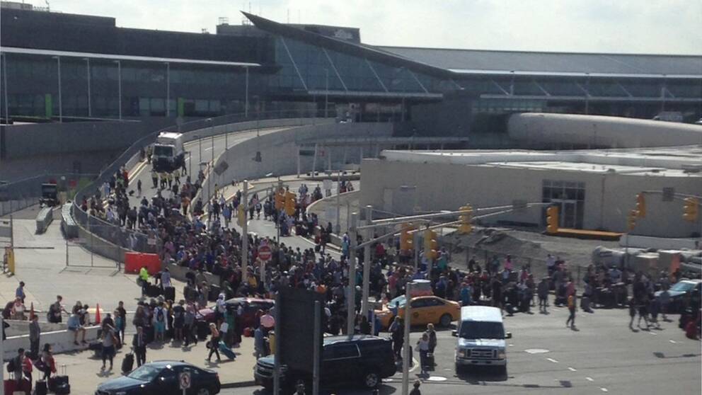Falsklarm på JFK-flygplatsen.