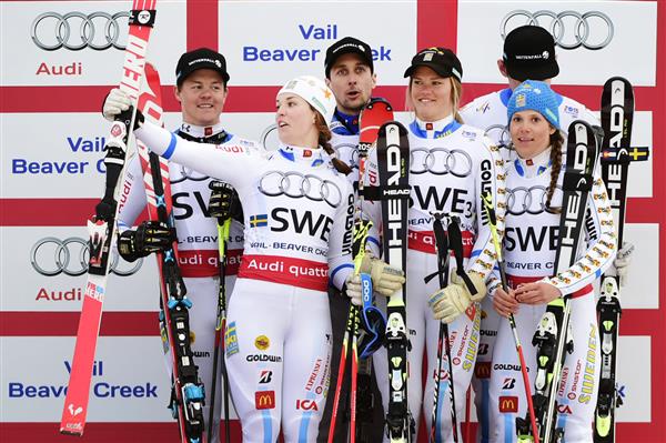 Får vi en ny svenskmedalj idag? Laget öppnade med ett brons. Foto: Bildbyrån