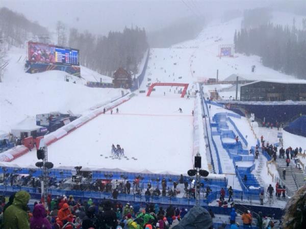 Snöfall i Beaver Creek. Foto: Björn Fagerlind