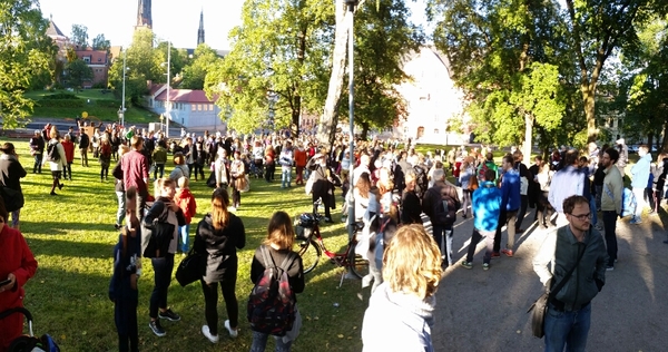 Från toppen av Slottsbacken.