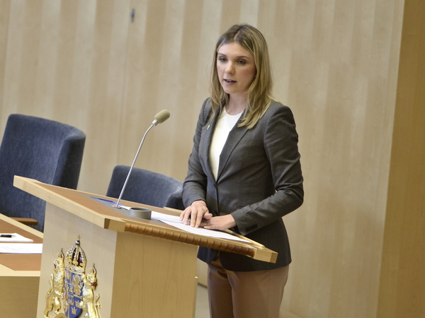 Magda Rasmusson (MP).
Foto: TT