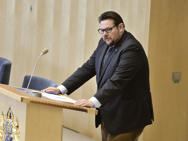 Johan Hedin, riksdagsledamot (C)