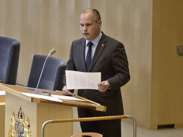 Justitie- och migrationsminister Morgan Johansson (S) Foto: TT