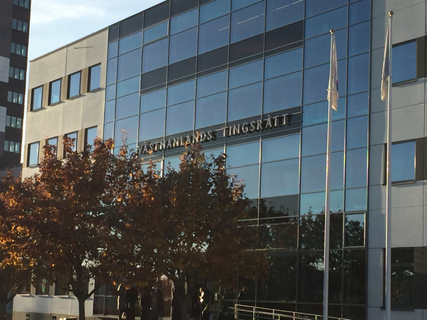 Västmanlands tingsrätt i Västerås.