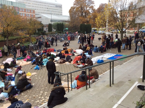 Manifestationen börjar tunnas ut.