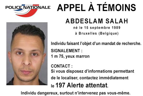 Salah Abdeslam är alltså fortsatt på fri fot. Abdeslam pekas tillsammans med sina två bröder ut som kärnan i den terrorcell som utförde dåden, han är internationellt efterlyst.