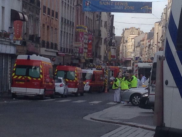 Just nu utanför lägenheten.