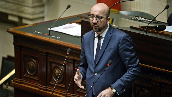Belgiens premiärminister Charles Michel.