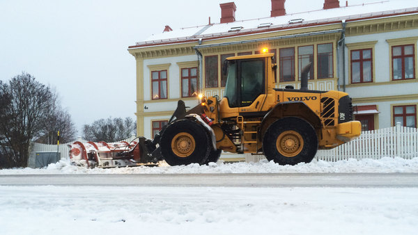 Så här ser det ut i Bergsjö, norra Hälsingland, just nu. Foto: SVT Nyheter Gävleborg