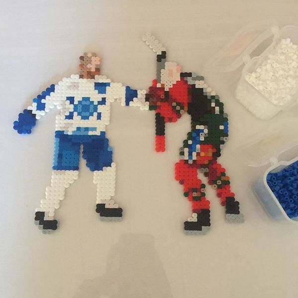 Han är våran kapten! Han är gjord utav sten! Jonas Frögren, olé olé! Ikväll avgör Frögga @frogga24 @leksandsif @hockeyallsvenskan_official #fusebeads #leksandsif #lifse #superstars #24 #krigare #gameseven #hockey #shl #hockeyallsvenskan #hama #nabbi #pandurohobby #gonäs #ludvika
