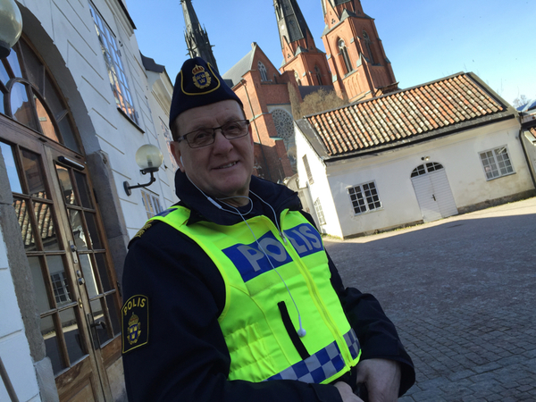 - Än så länge är allt lugnt, säger Christer Nordström på Uppsalapolisen som har en lång arbetsdag framför sig.