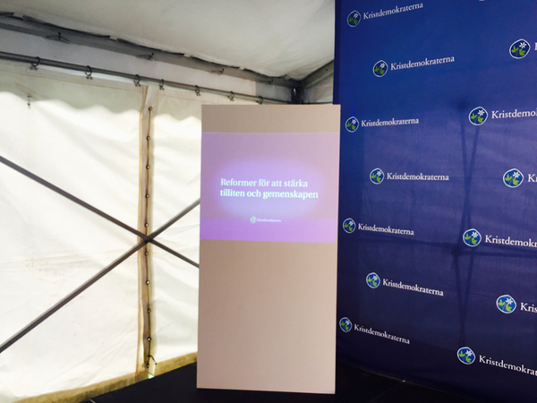 "Reformer för att stärka tilliten och gemenskapen" är temat för dagens PK.