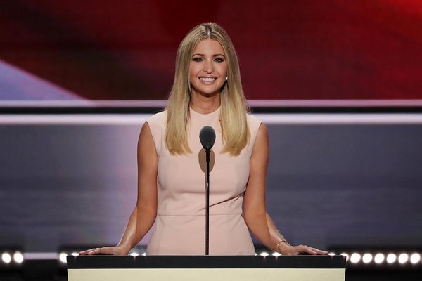 "My dad is colorblind & gender neutral /.../ more female than male exec's in my dad's administration."
Ivanka Trump 