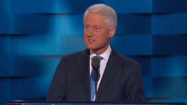 Detta är för övrigt det tionde konventet Bill Clinton talar på. 