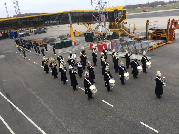 Försvarsmakten redo på Malmö airport. Foto: Gunilla Fritze
