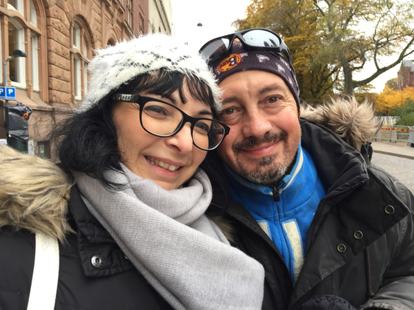 Anna Maria Torregian och Paolo Cerreti kommer från Italien, men bor i Lund sedan fyra år. De gillar båda Franciskus.
- Han är mer öppen än sin föregångare, säger Maria.
- Han är närmare folket.