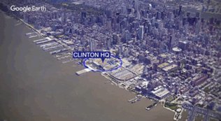 This is how close Clinton and Trump will be to each other in Manhattan tonight 

