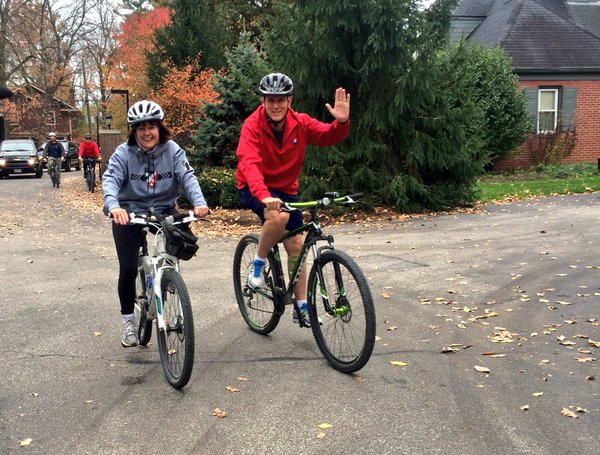 Morning bike ride to kick off Election Day. Next stop -> the voting booth. 

