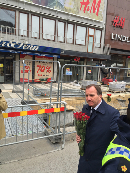 Statsministern här nu.