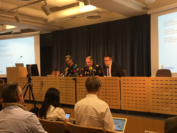 Nu börjar presskonferensen