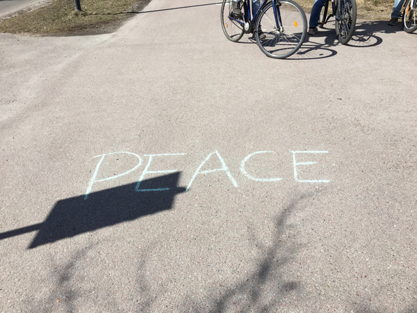 Budskap efter demonstrationsvägen