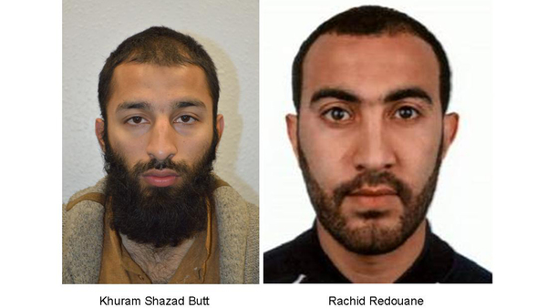 Brittisk polis har namngivit två av döda terroristerna:
