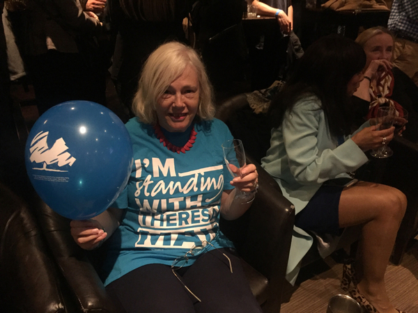 Christine Forrester har varit volontär för Tories. 
-Visst är jag besviken men det är lite för tidigt att säga något säkert än, säger hon.