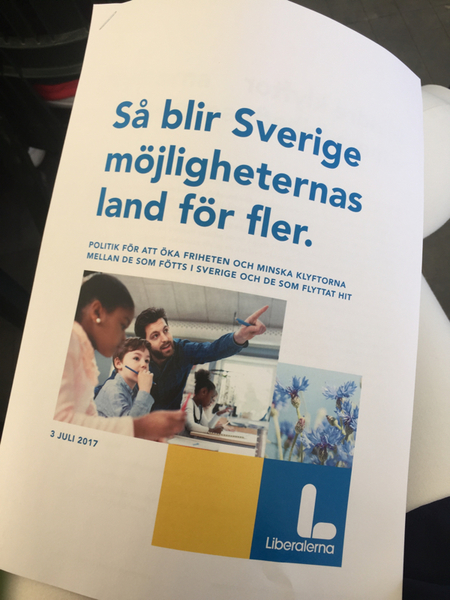 Det här är alltså rubriken på Liberalernas program som ska presenteras strax här under partiets PK i Almedalen.