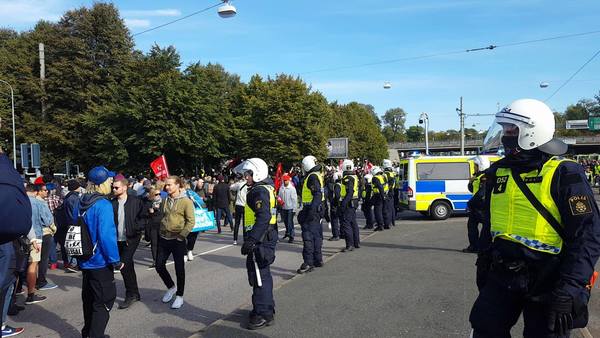 Så här ser det ut vid Lisebergs tågstation