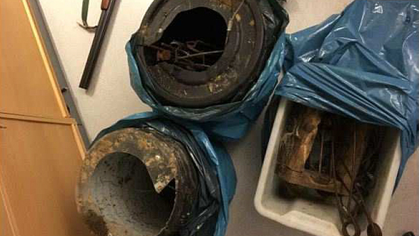 Fler fällor som påträffades hos den misstänkte 37-åringen. Foto: Polisen