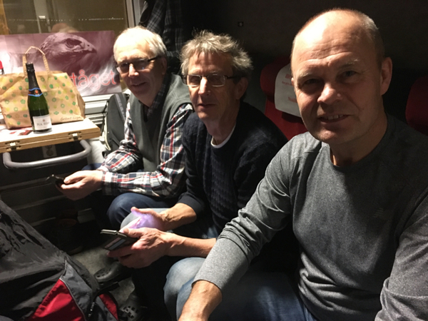 Gänget från Hammerdal i vagn 8 .