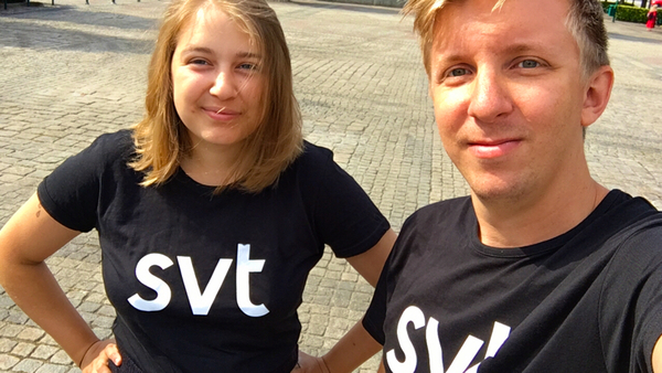 Nu finns vi på torget i Ronneby! Kom och prata politik med oss!