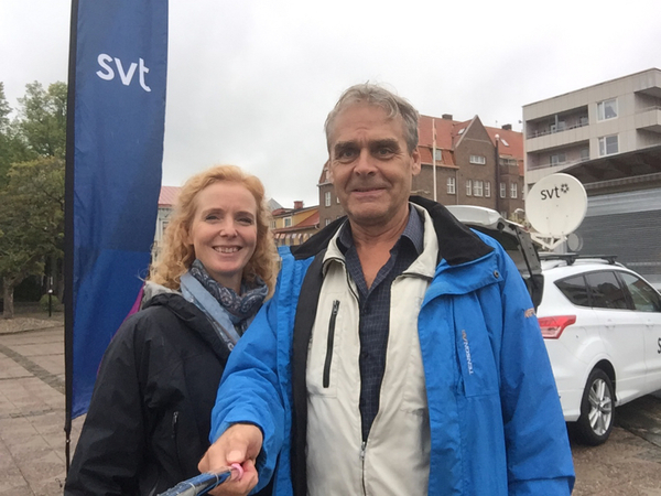 Nu är vi på plats i Filipstad. Vill du prata arbetslöshet och integration med oss? Therese Fjellman och Bengt Hedin finns på torget.