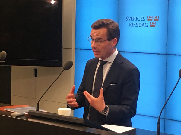 - Varje parti får fatta sina beslut. Jag hade hoppats att allianspartierna åtminstone hade kunnat tolerera en borgerlig statsminister idag, säger Kristersson angående hur partierna röstade idag.