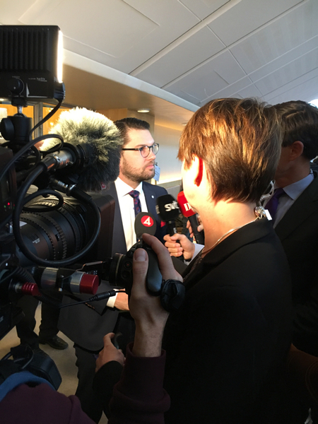 -Omröstningen var ingen överraskning direkt, säger Jimmie Åkesson. Men han tycker att debatten handlade mer om SD än om sakfrågorna.