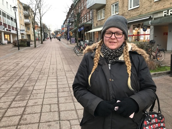 Värnamo: Lisette Funehag, 30 år.
- Jag tänker inte så mycket på klimatet. Vi har inte bil. Vi går och cyklar hela tiden.