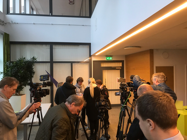 SVT på plats i Rättscentrum