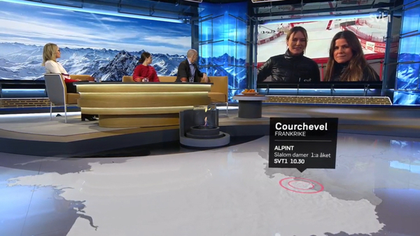 Första orten - franska Courchevel!