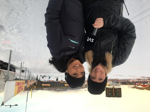 Först ut i Vinterstudion är ändå Tjejvasan. Här är våra reportrar på plats i Oxberg - Maria Wallberg och Cecilia Ingman!