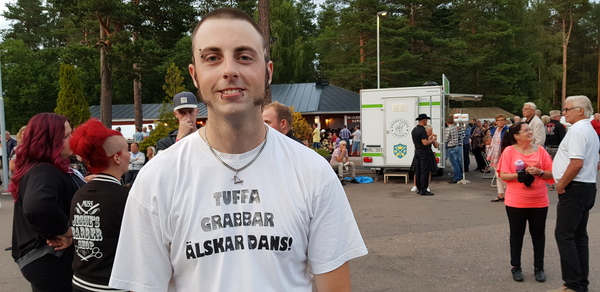 Jocke Odelberg från Kungsbacka tycker Malung är underbart. Han dansar bugg och foxtrot men tar gärna en svängom på banan med gammeldans också!