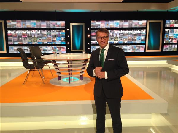 Göran Hägglund är redan nu på plats! Foto: SVT